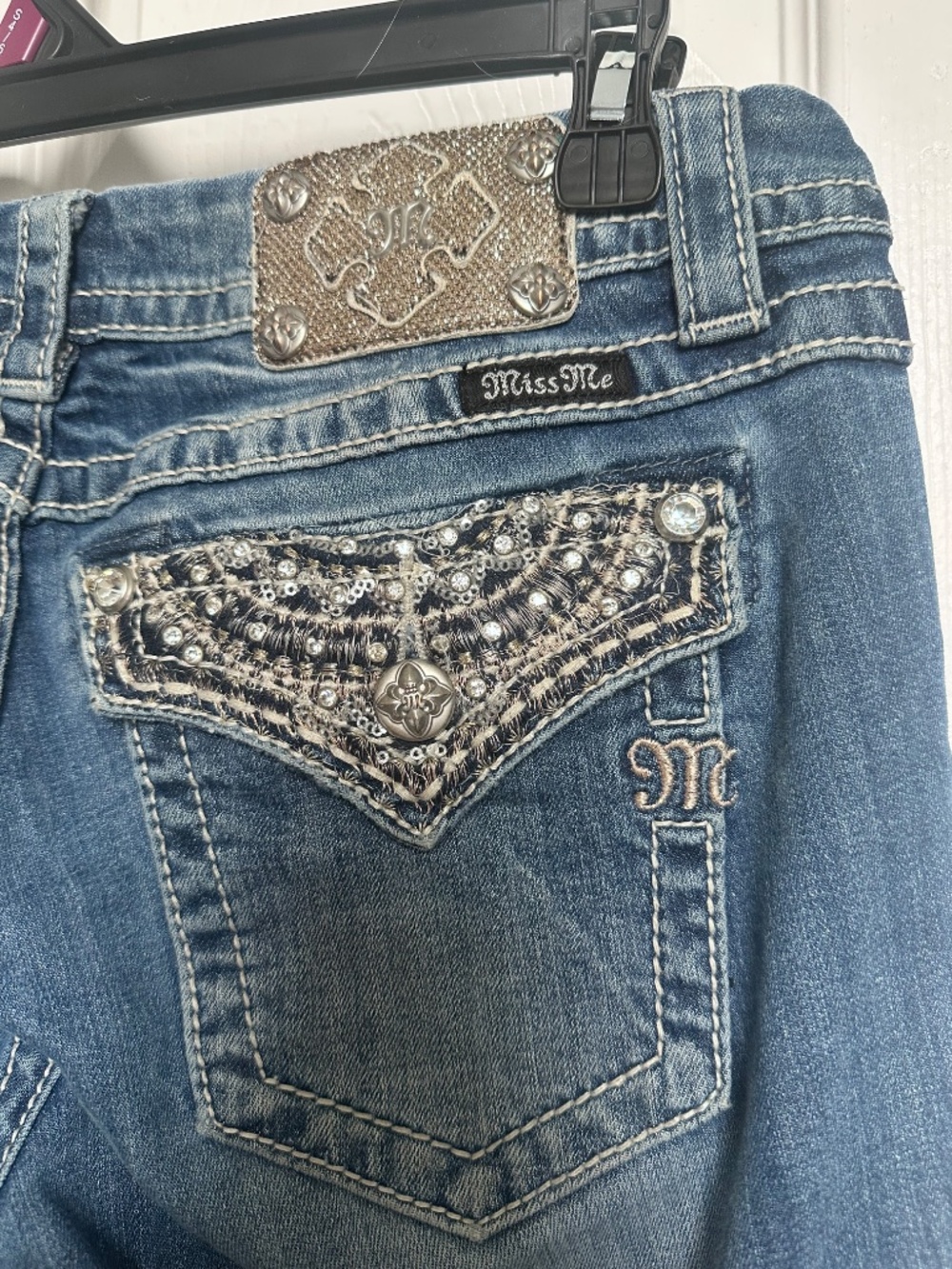 Miss Me Easy Skinny Jeans Mid-Rise Size 28
